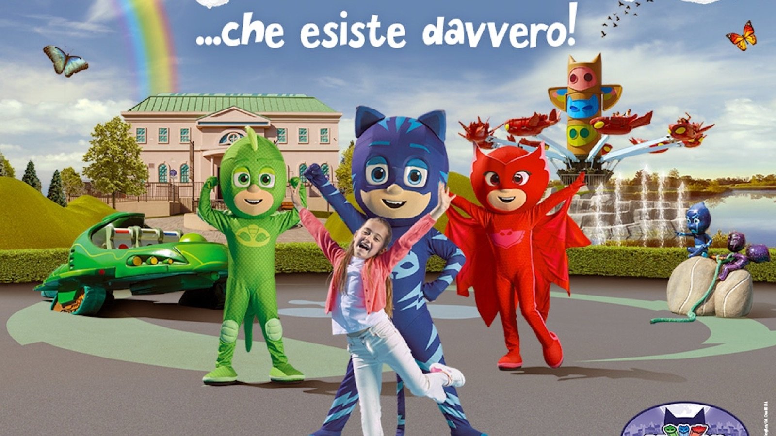Entrance to Leolandia theme park in Capriate San Gervasio