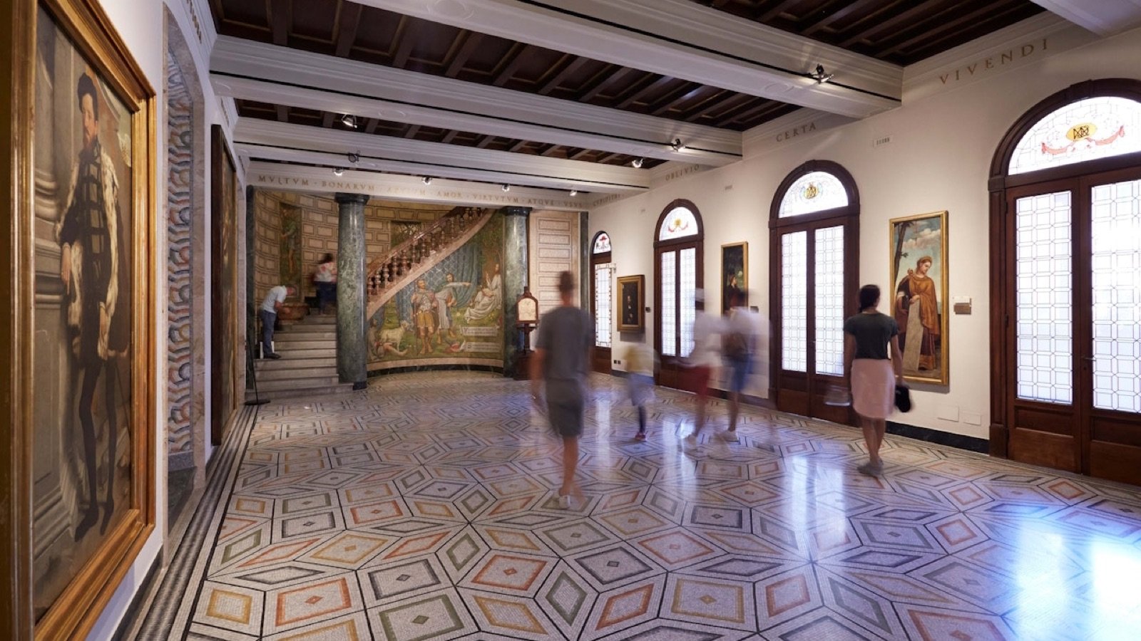 Leonardo da Vinci painting on display at Pinacoteca Ambrosiana