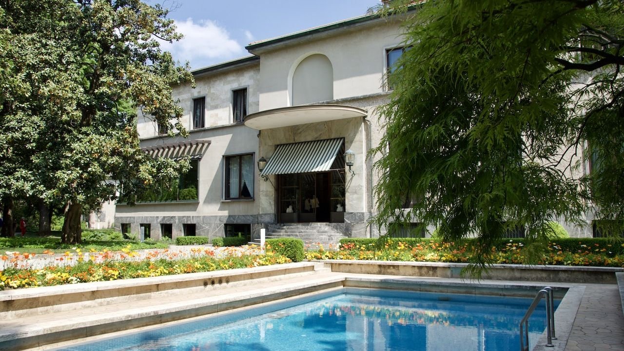Villa Necchi Campiglio exterior architecture in Milan
