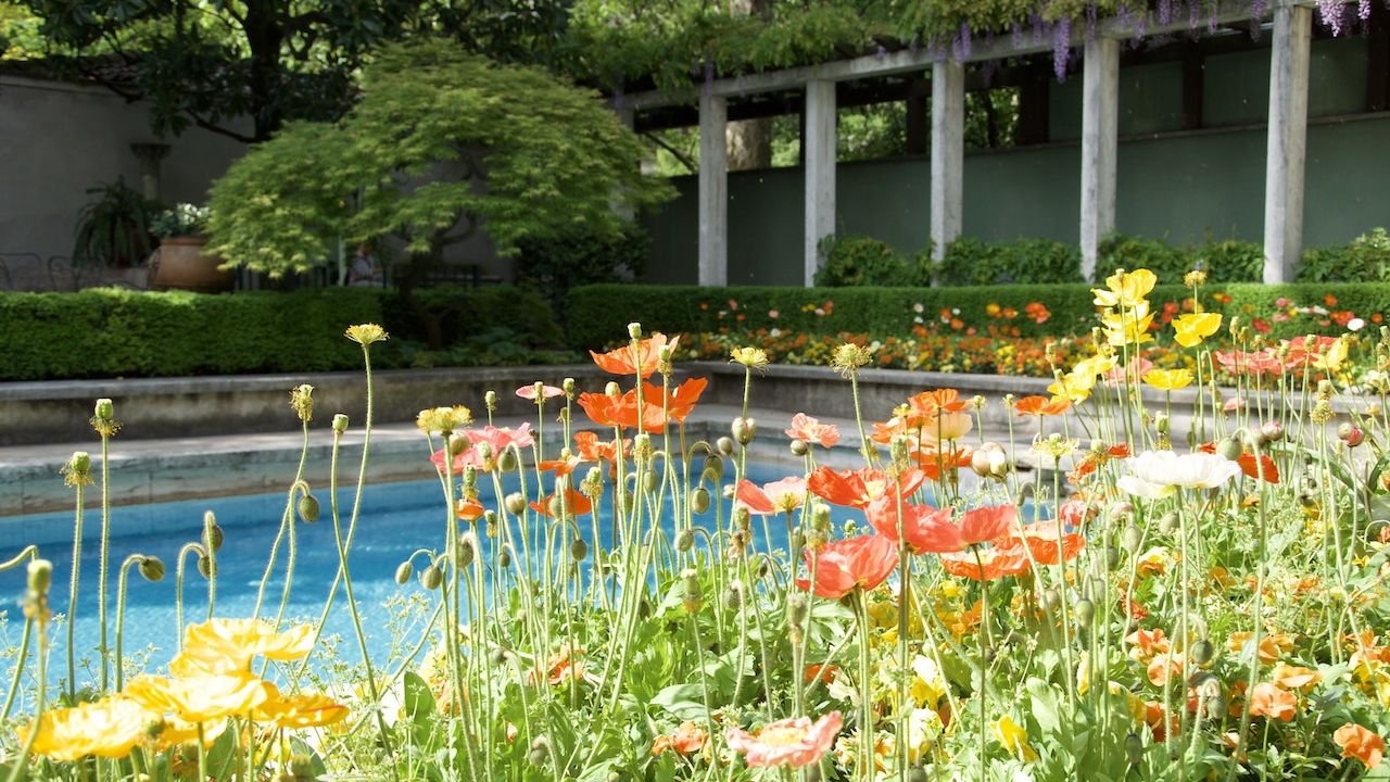 Garden and landscaped grounds at Villa Necchi Campiglio