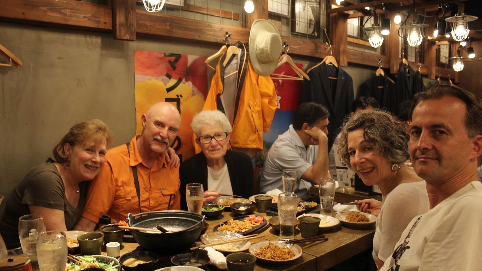 Kansai okonomiyaki prepared at local food stop