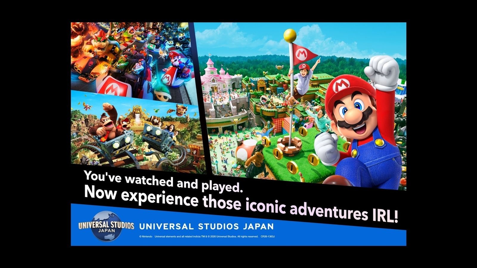 Interactive Mario Kart theme park ride