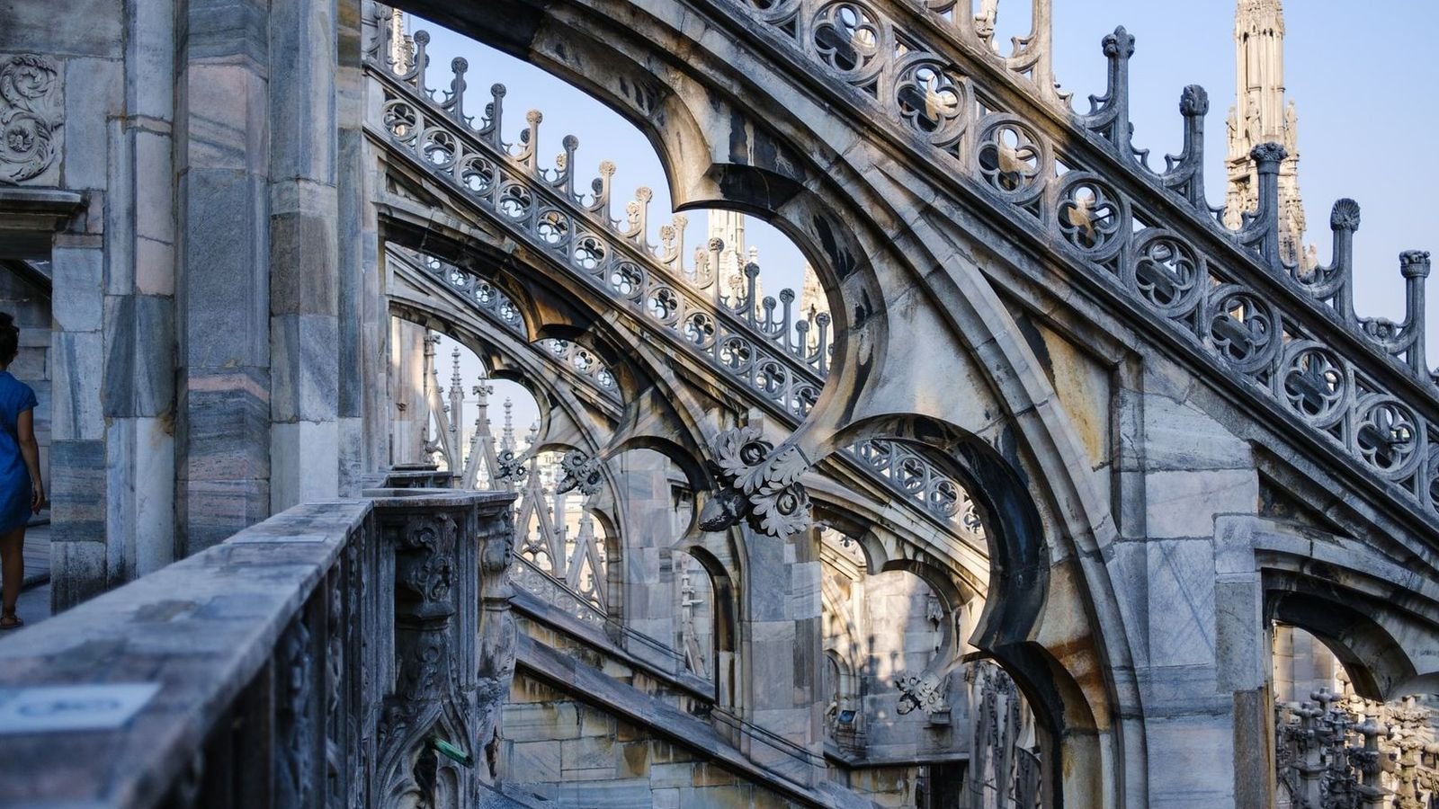 Cathedral interior at Duomo di Milano