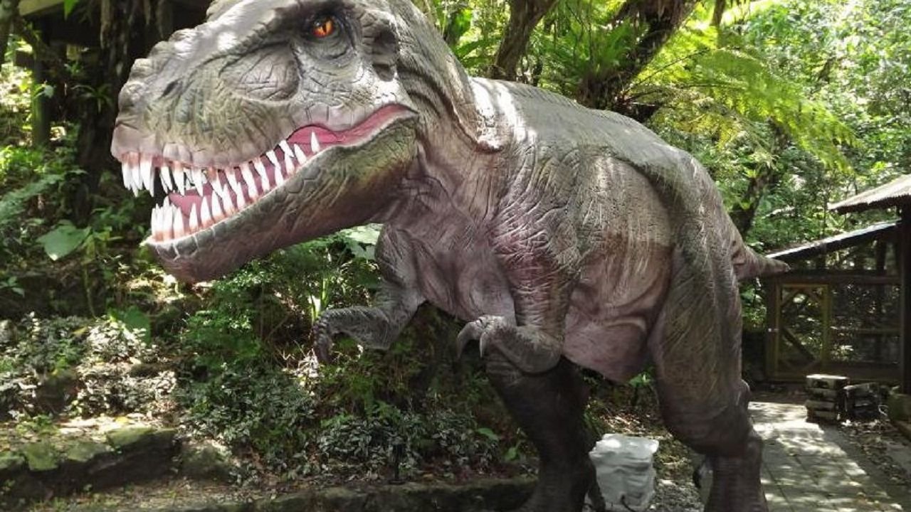 Full-scale Tyrannosaurus model in Okinawa Dino Park