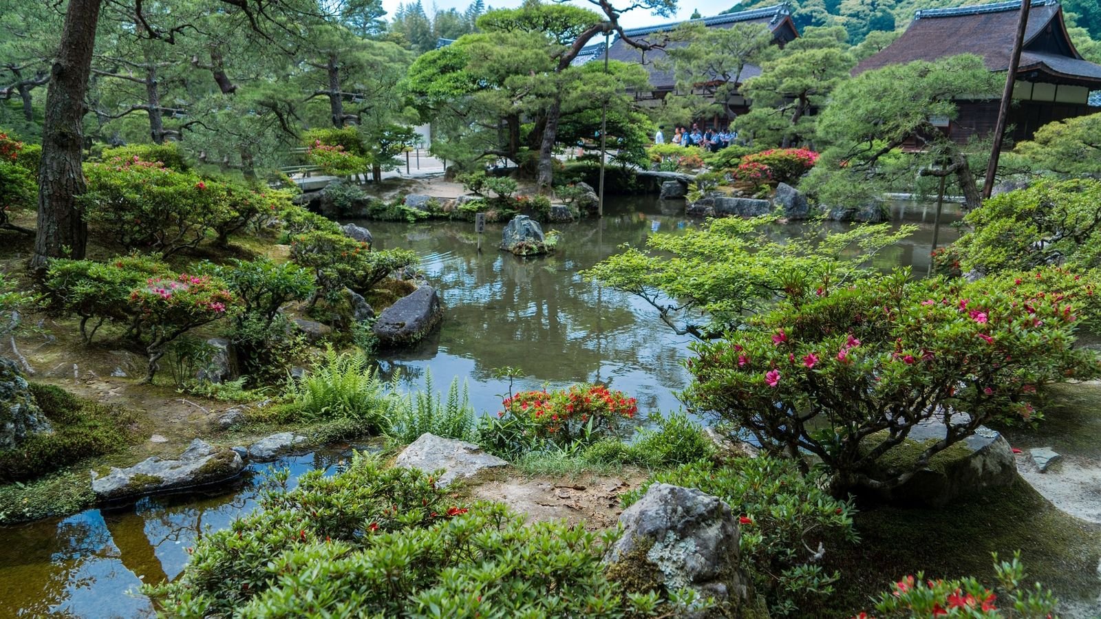 Kinkaku-ji Temple Golden Pavilion reflection in Kyoto