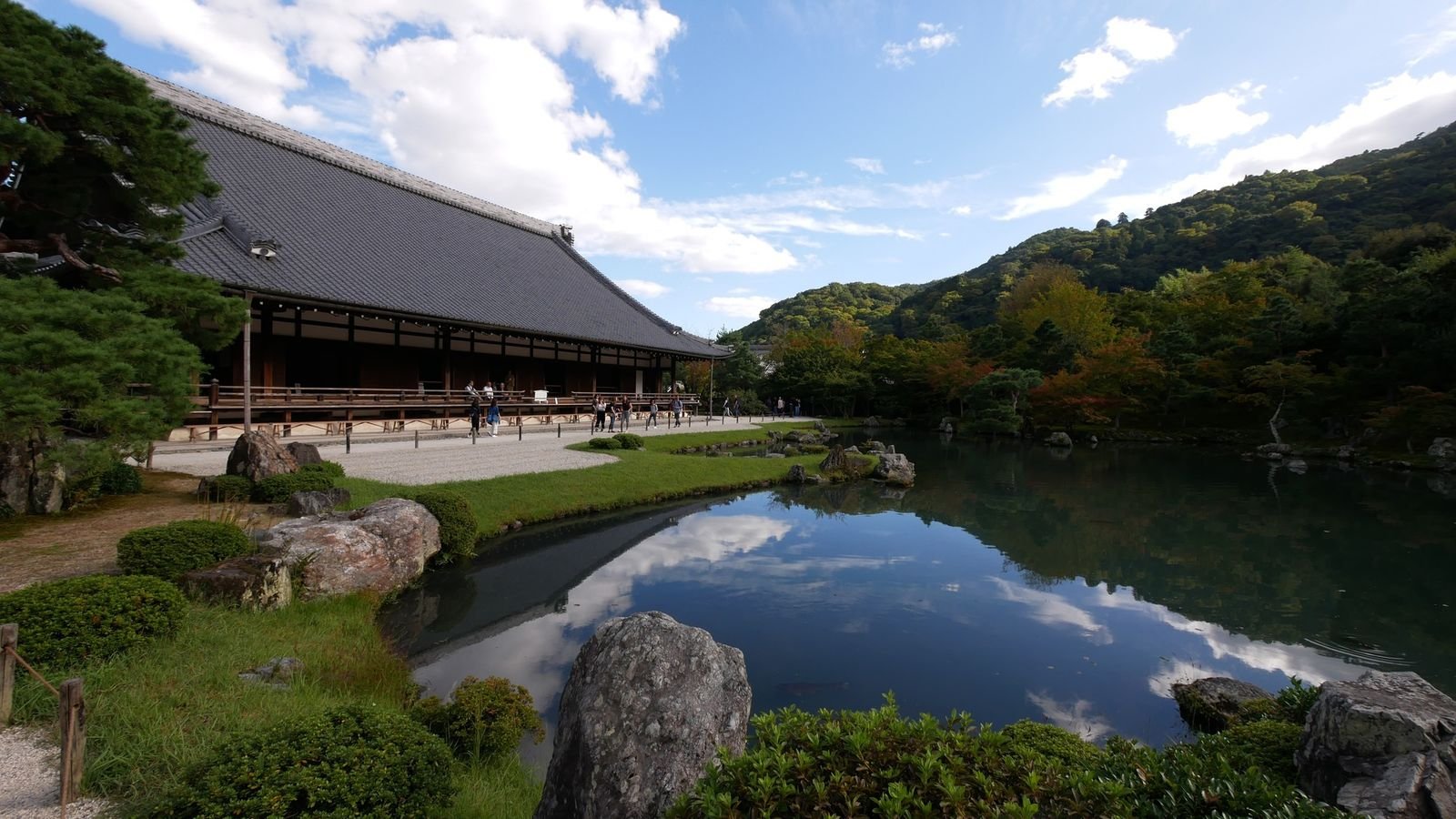 Historic grounds of Tenryu-ji Temple in Arashiyama