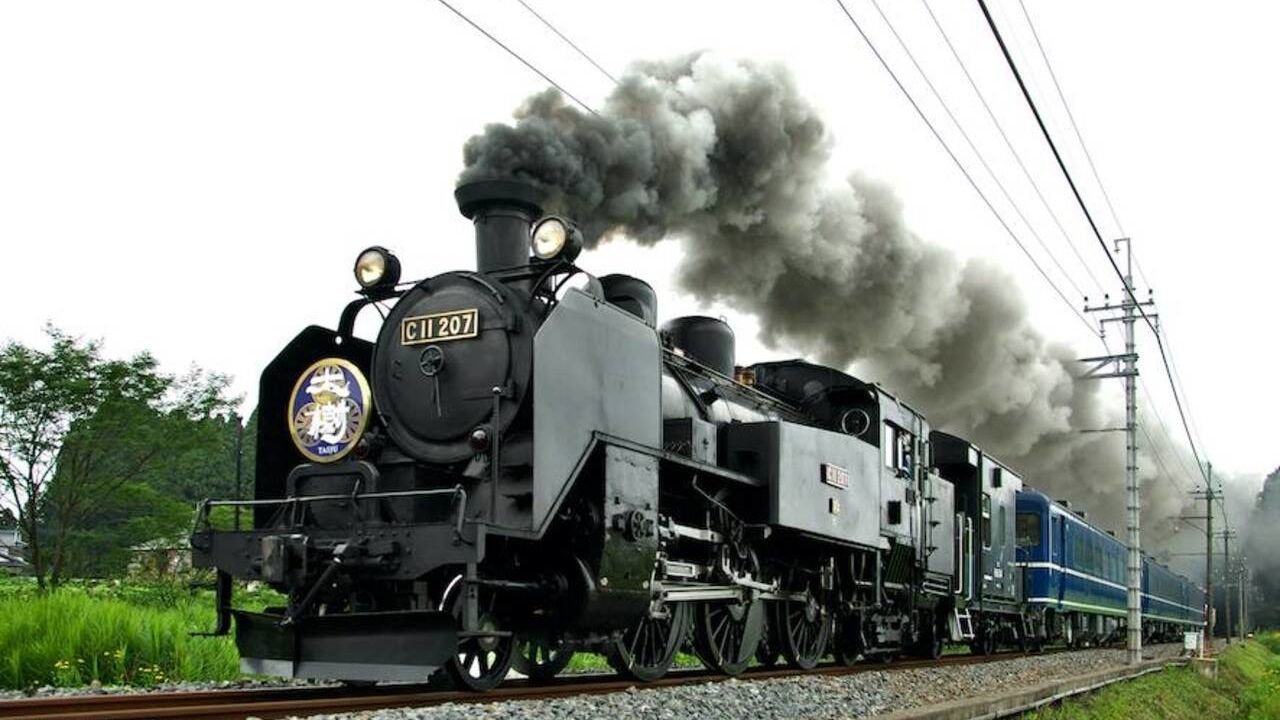Tobu Railway train traveling between Tokyo and Nikko