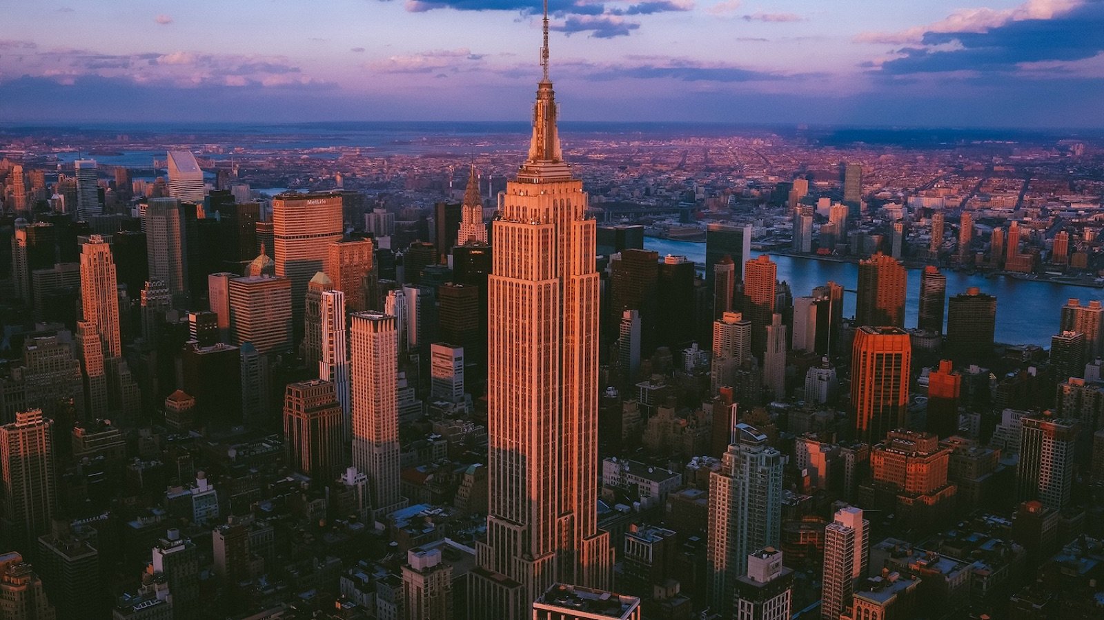 Statue of Liberty view from Empire State Building