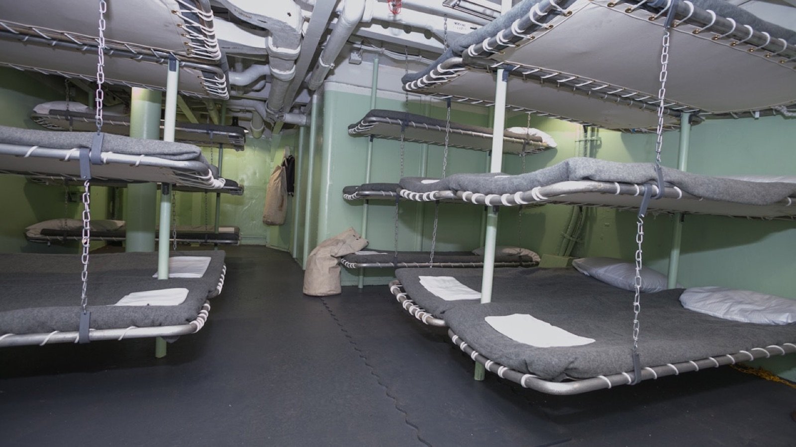 Memorabilia display on the Battleship Missouri