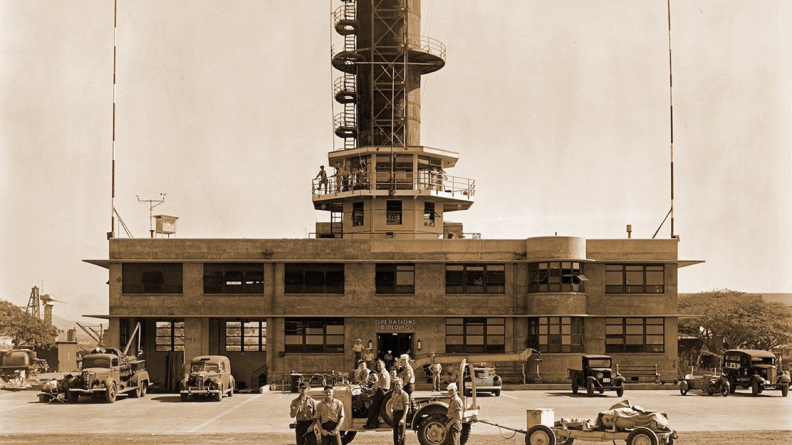 Ford Island Control Tower building exterior