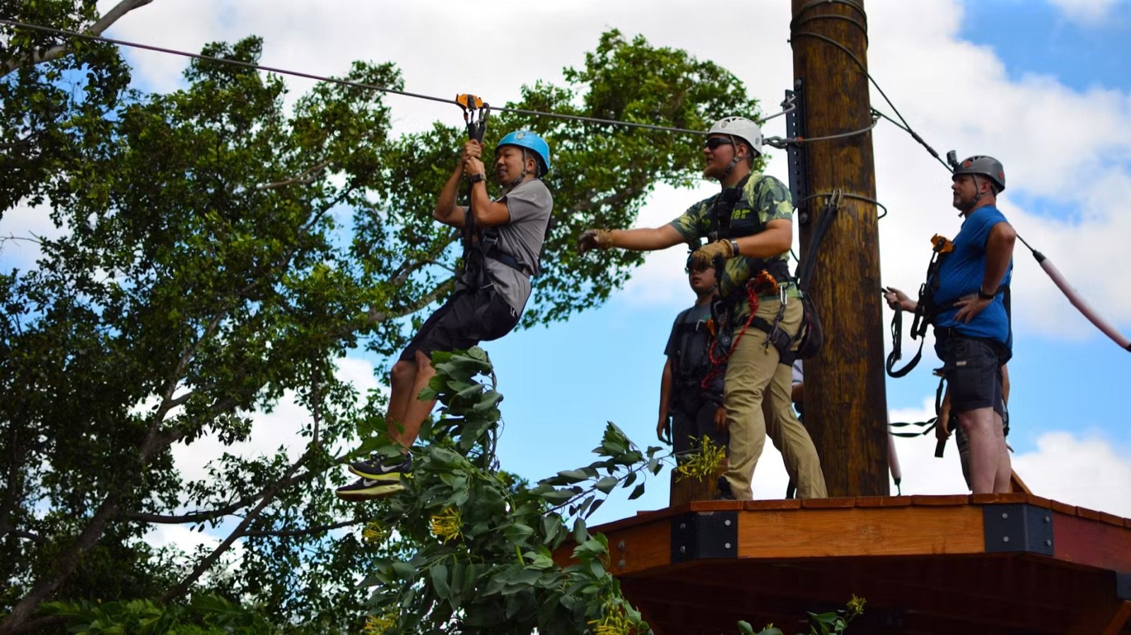 Adventure Course with 18 aerial obstacles