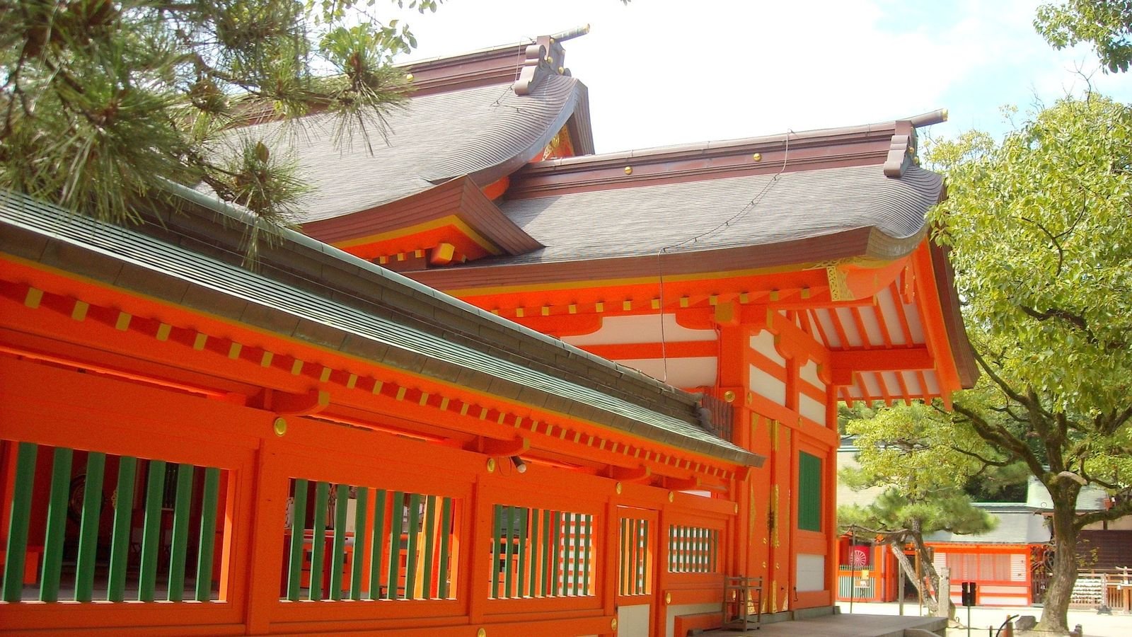Sumiyoshi Taisha Grand Shrine in Osaka
