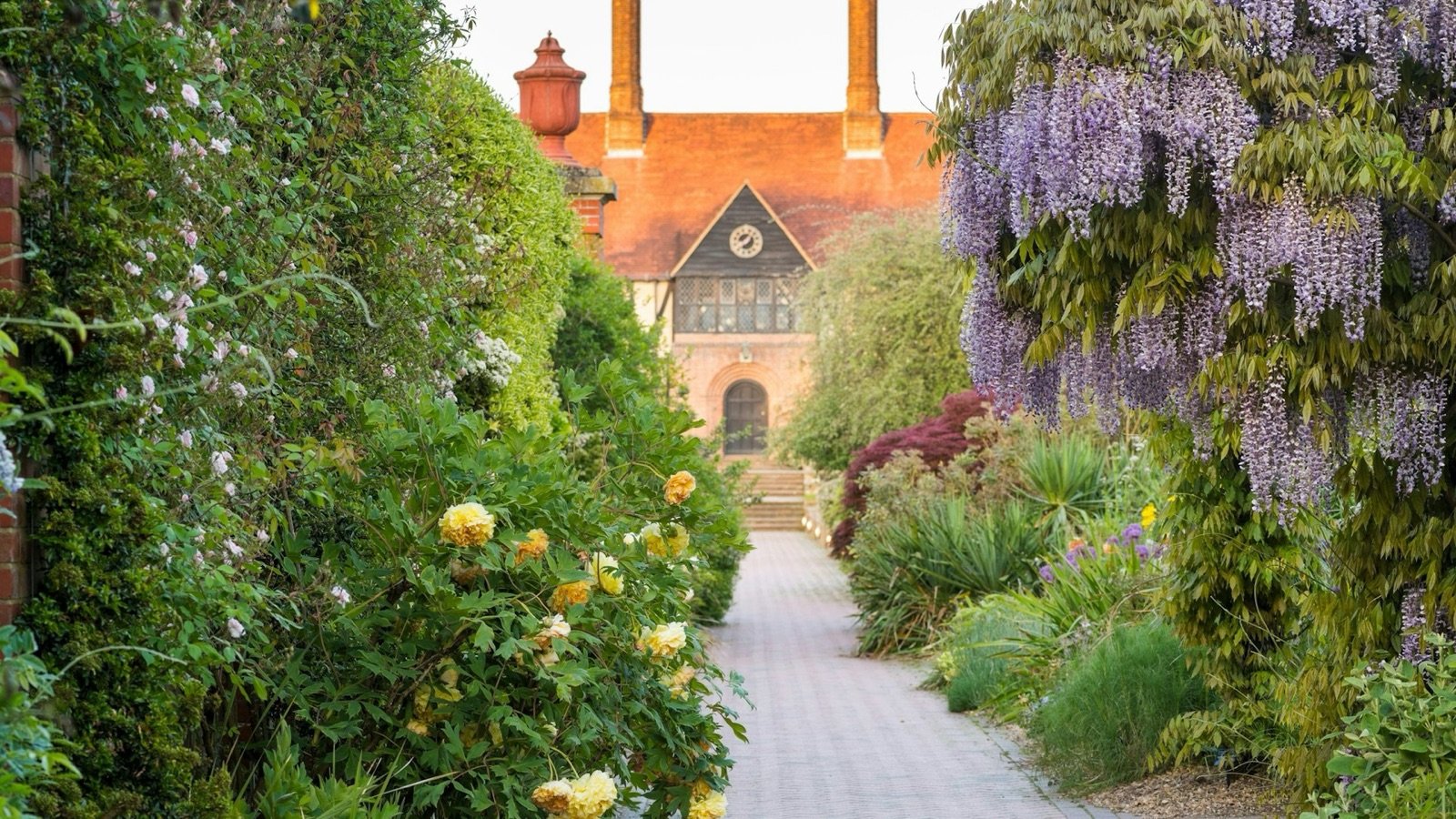 RHS Garden Wisley landscape across curated garden grounds