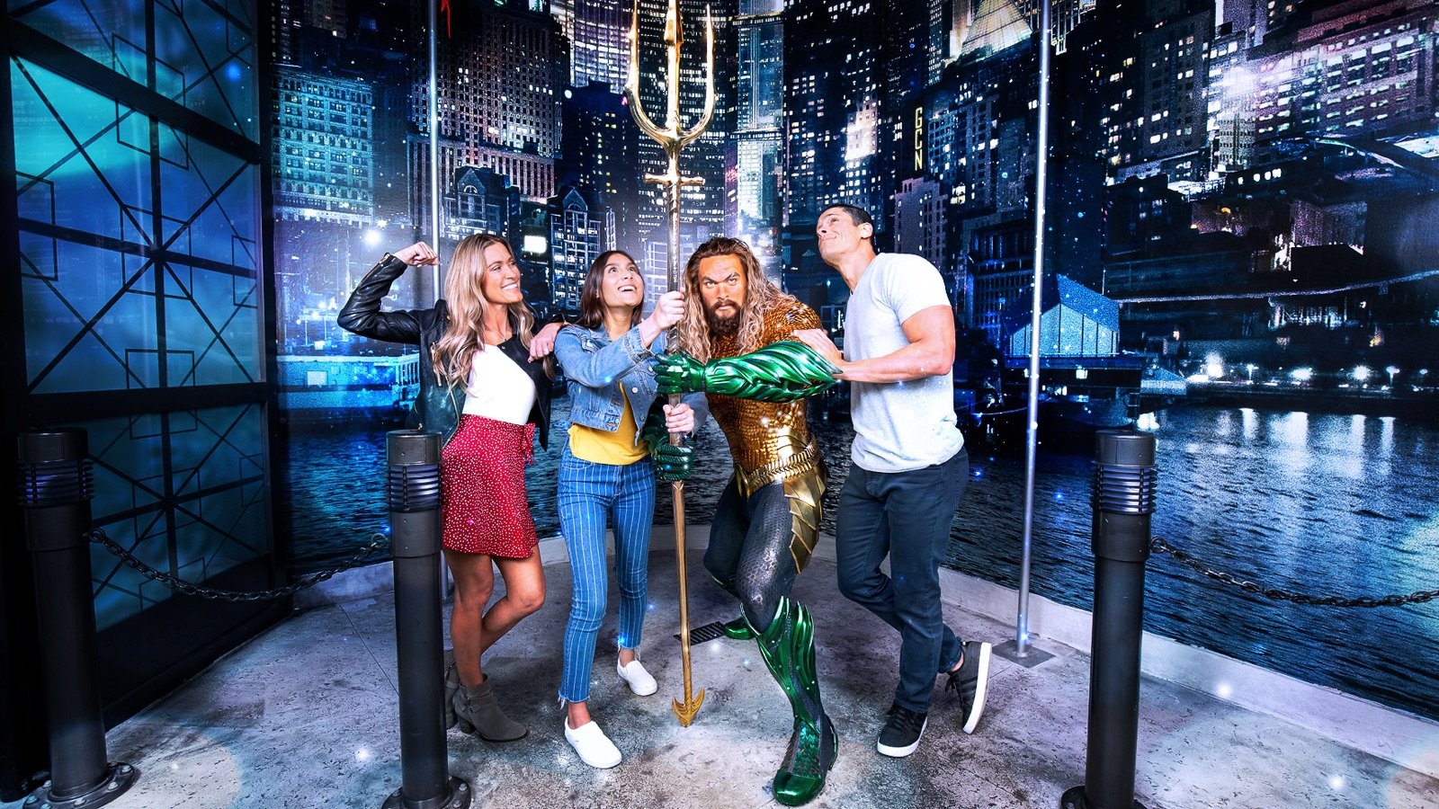 Interactive Justice League exhibit at Madame Tussauds Orlando