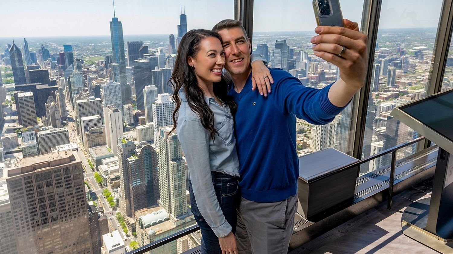 High-speed lift to the 94th floor of 875 N. Michigan