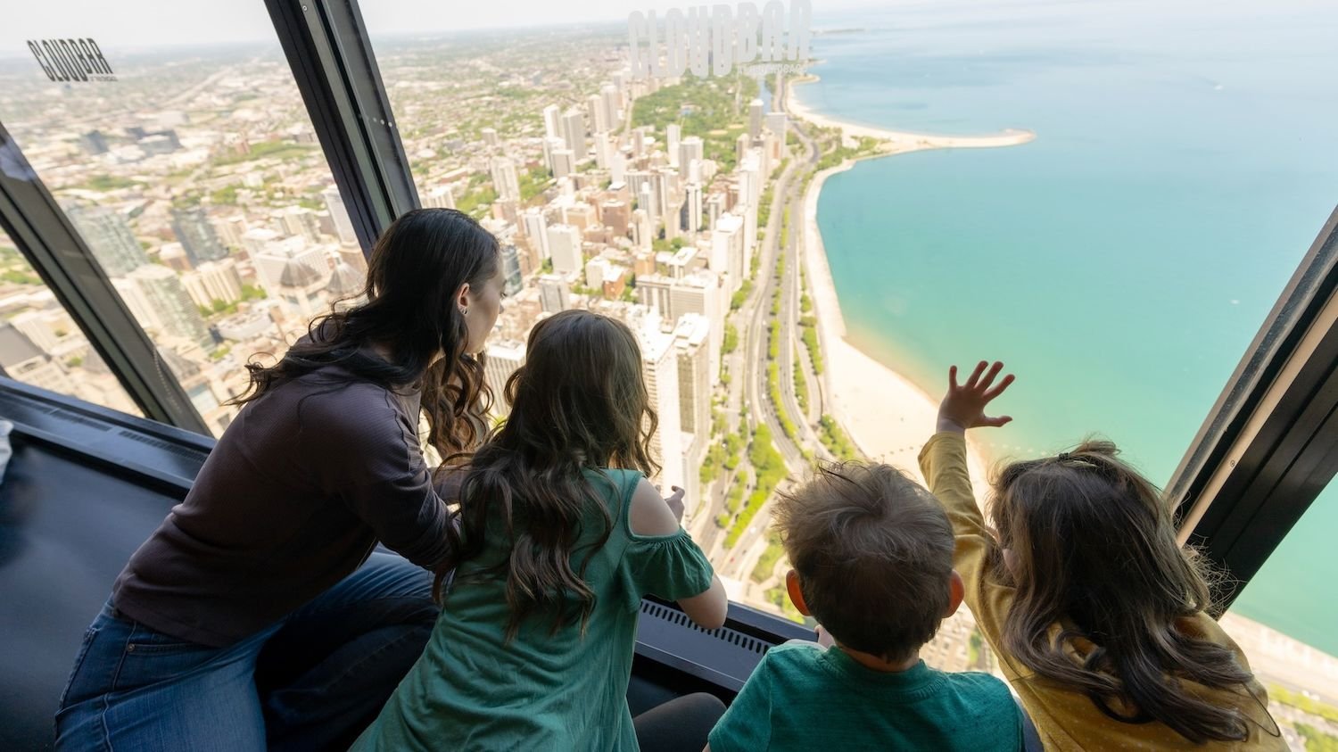 Sweeping views of Lake Michigan from the observation deck