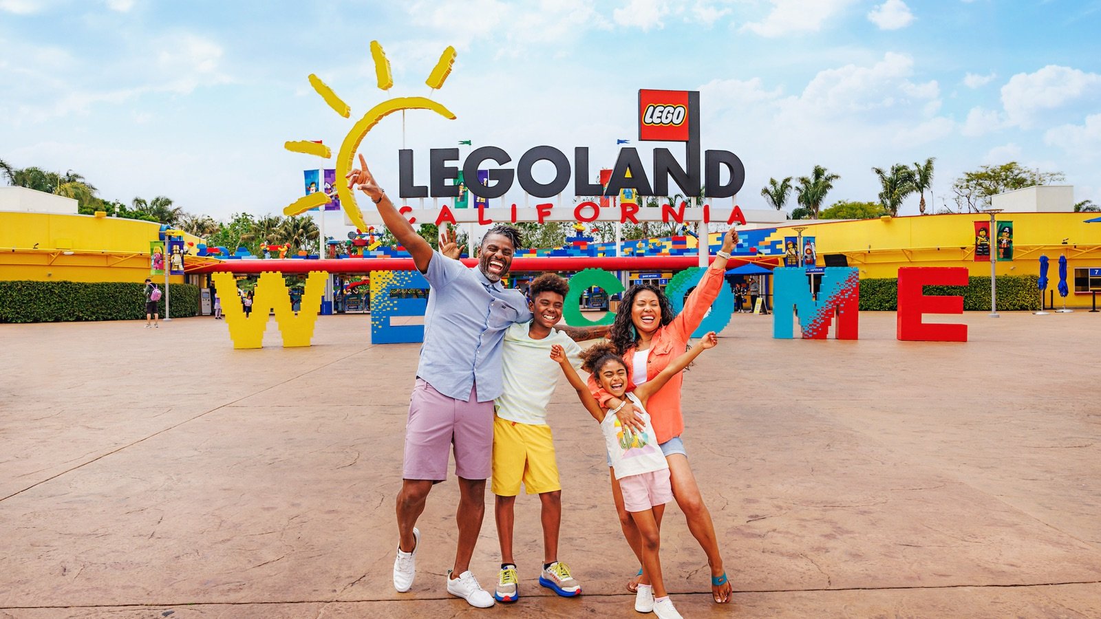 The Dragon roller coaster ride at LEGOLAND California