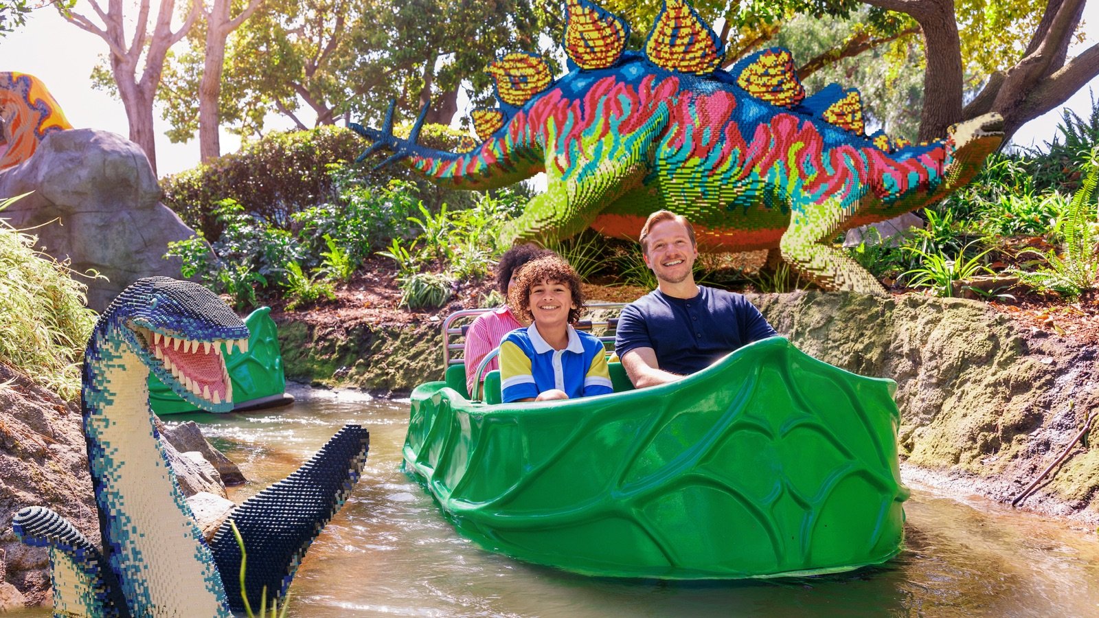Coastersaurus roller coaster in Carlsbad