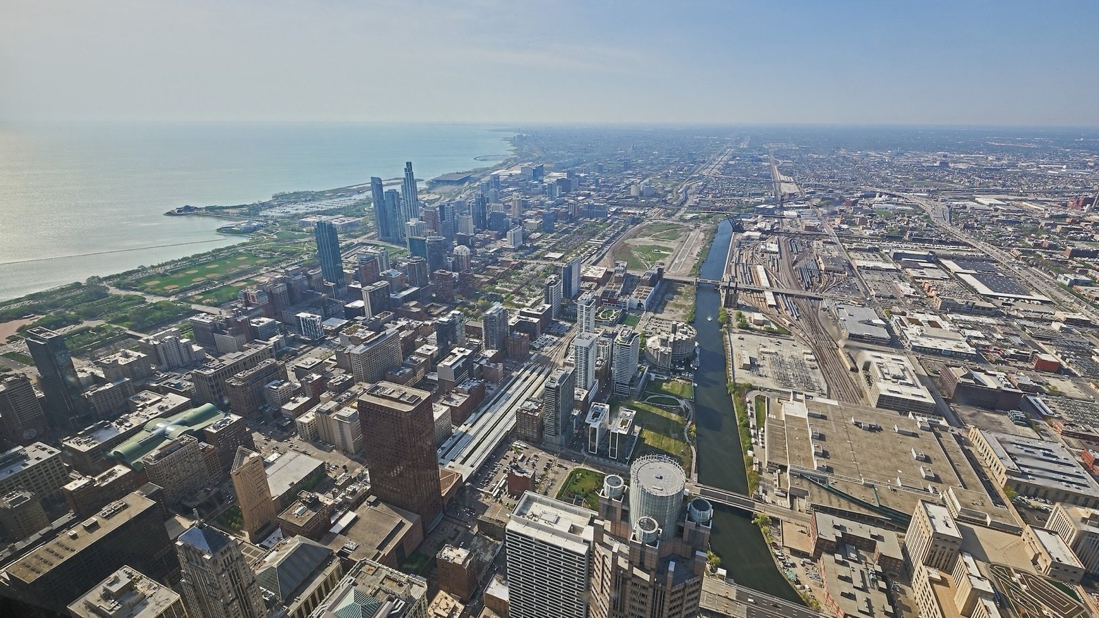 Exhibits inside the 30,000-square-foot Chicago history museum