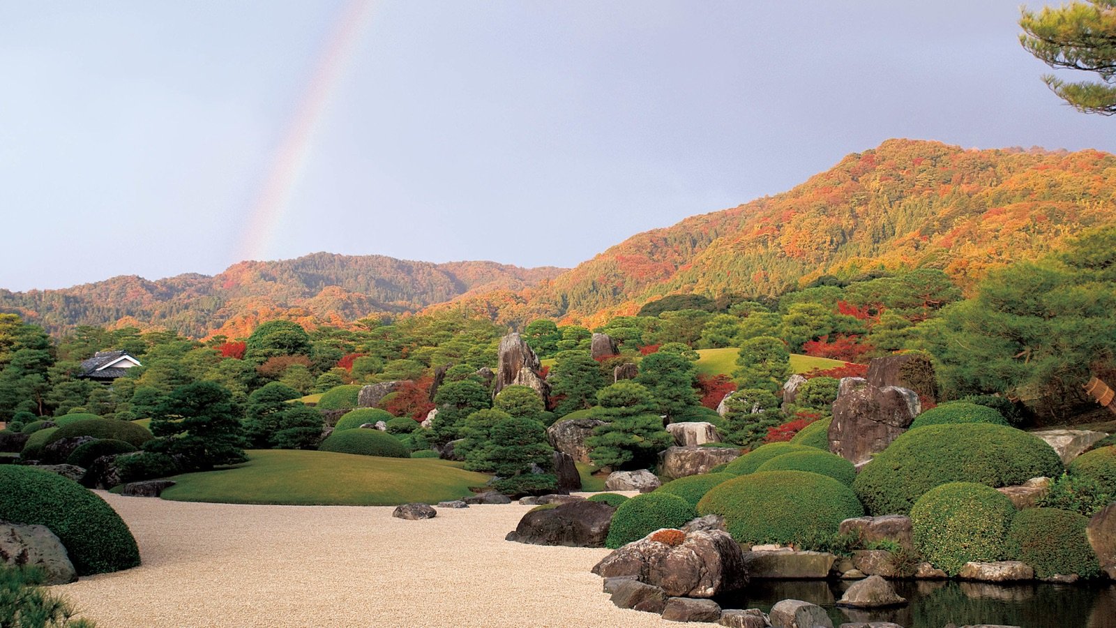 Modern Japanese painting gallery at Adachi Museum