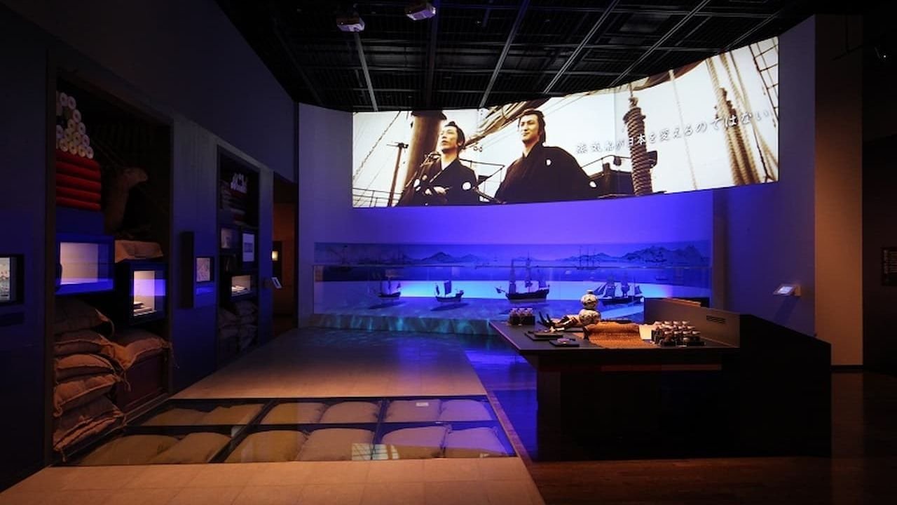 Interactive Morse code transmission exhibit at Nagasaki Museum