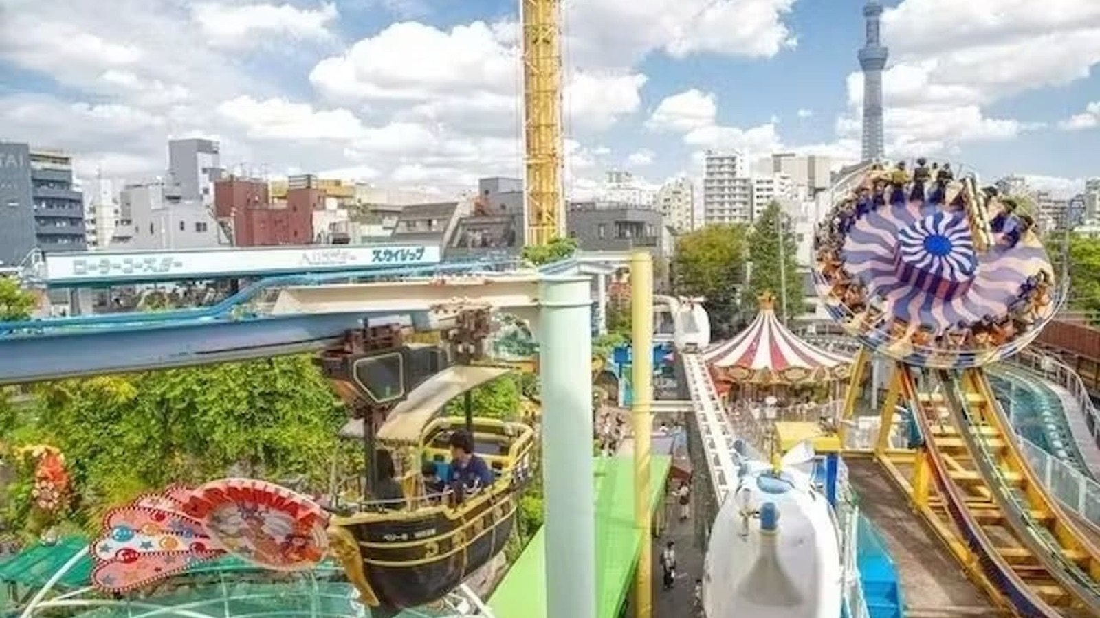 Disk O ride at Asakusa Hanayashiki