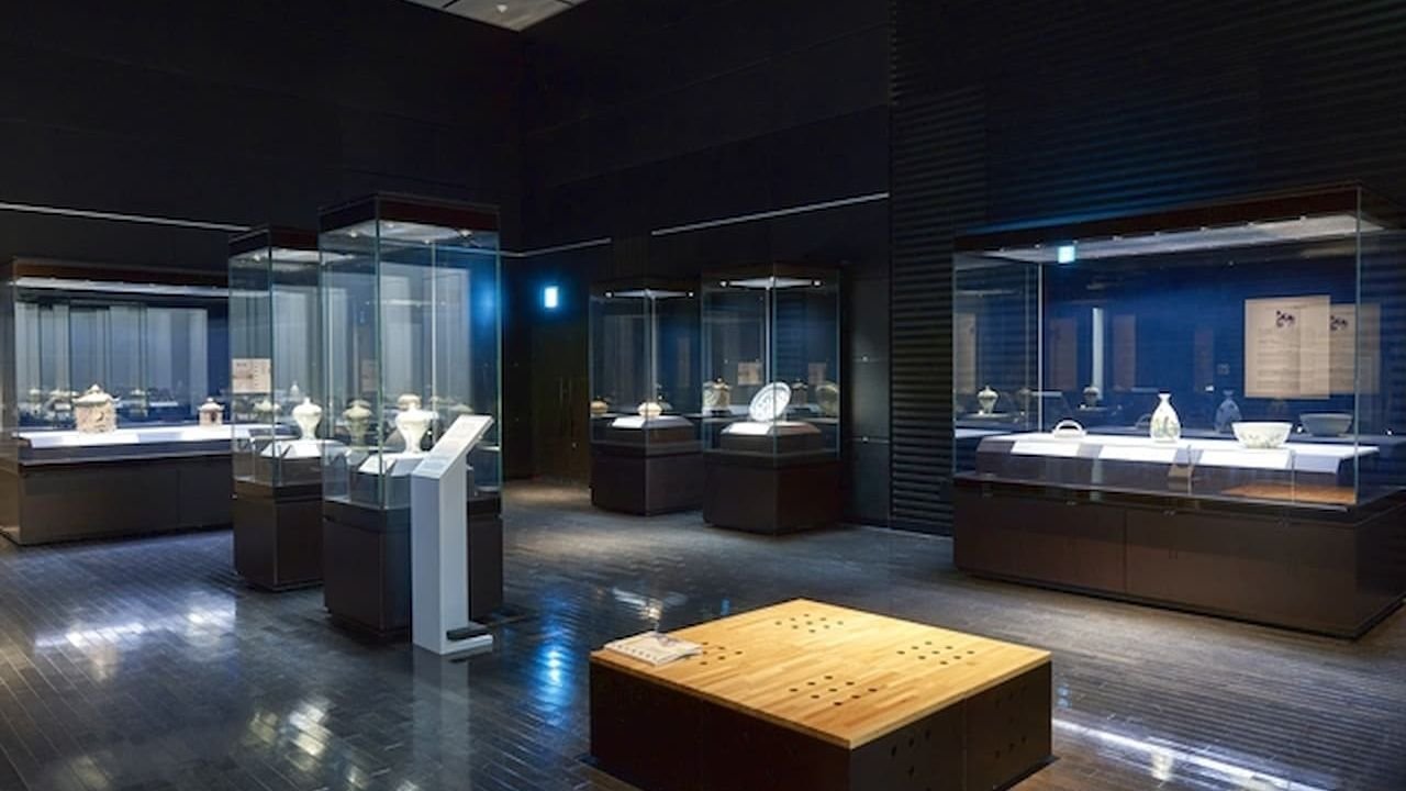 Hands-on cultural exhibits at Ajippa inside Kyushu National Museum