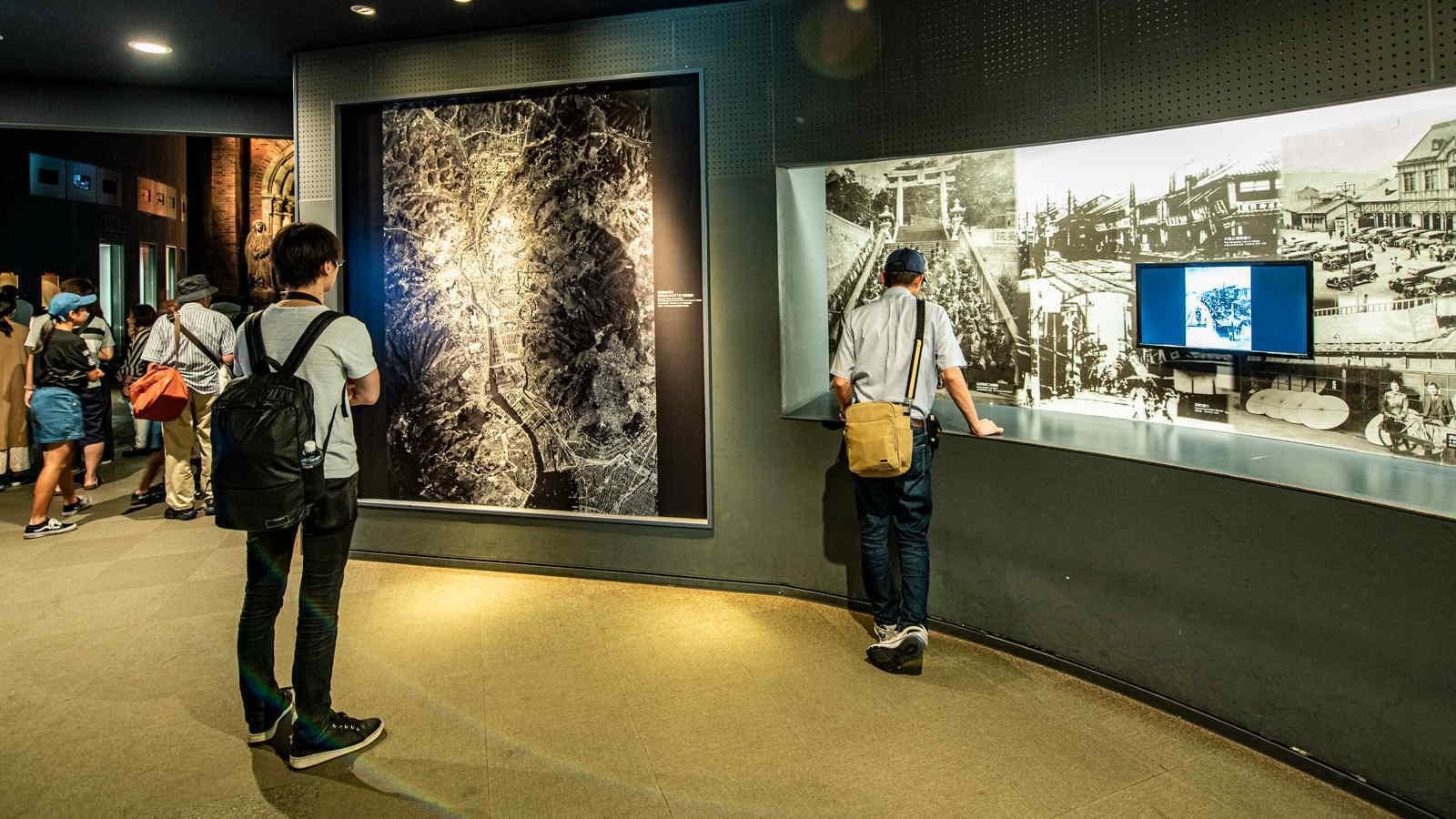 Historical photographs documenting the atomic bombing of Nagasaki