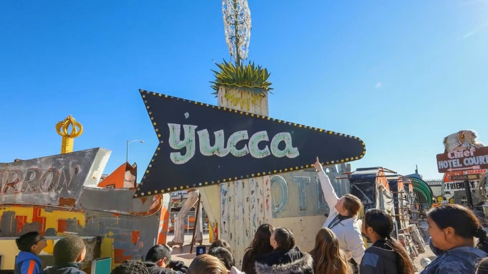 La Concha visitor centre at The Neon Museum