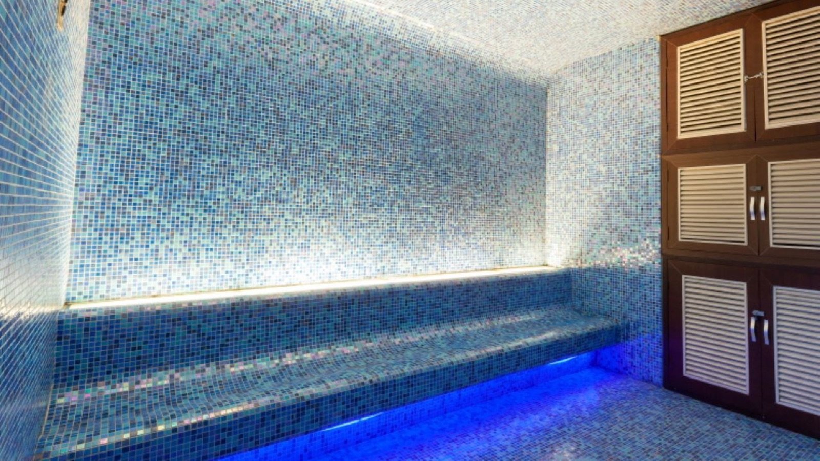 Finnish sauna interior