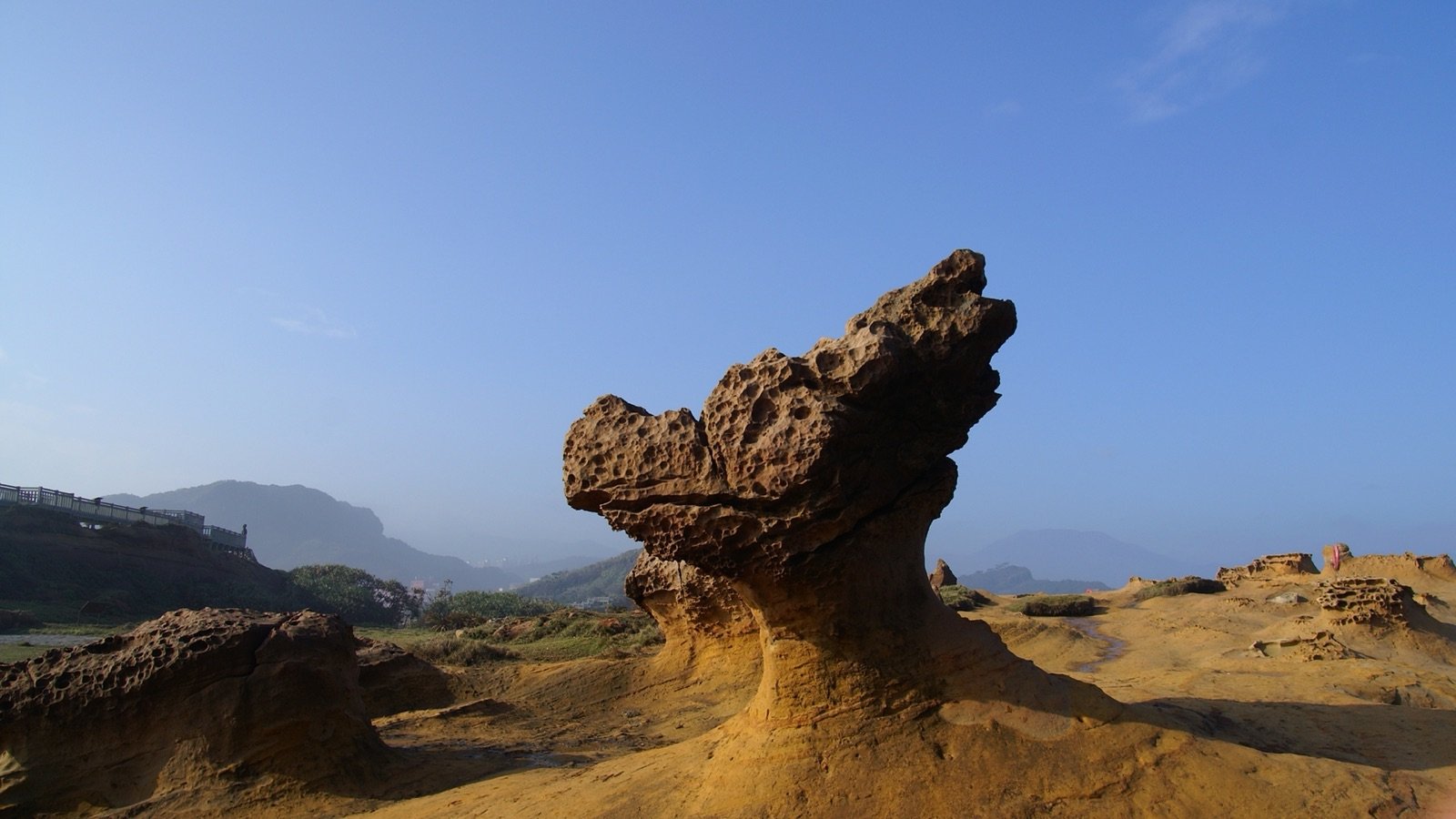 Ice Cream Rock formation along the Yehliu coastline