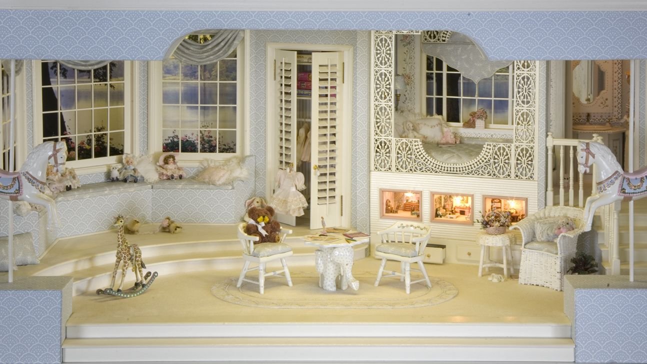 Intricate Horse Guards Parade UK miniature exhibit