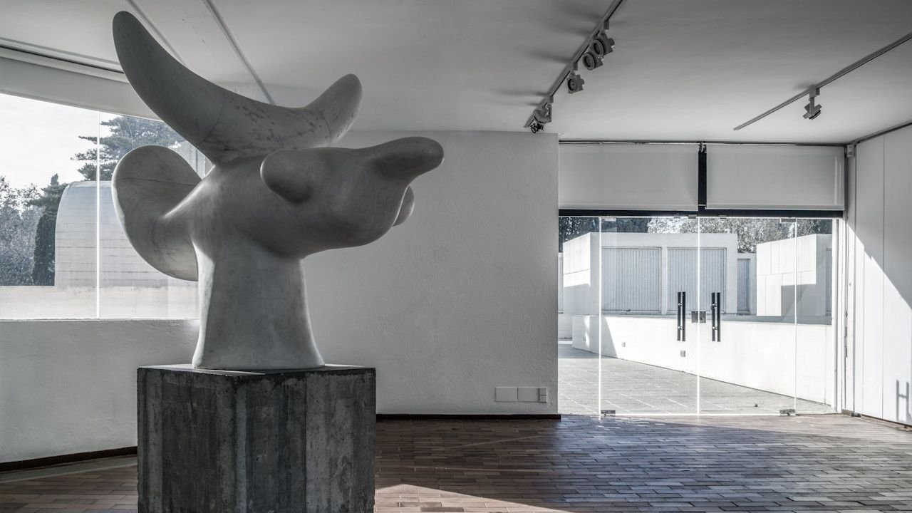Artwork close-up in Fundacio Joan Miro Museum