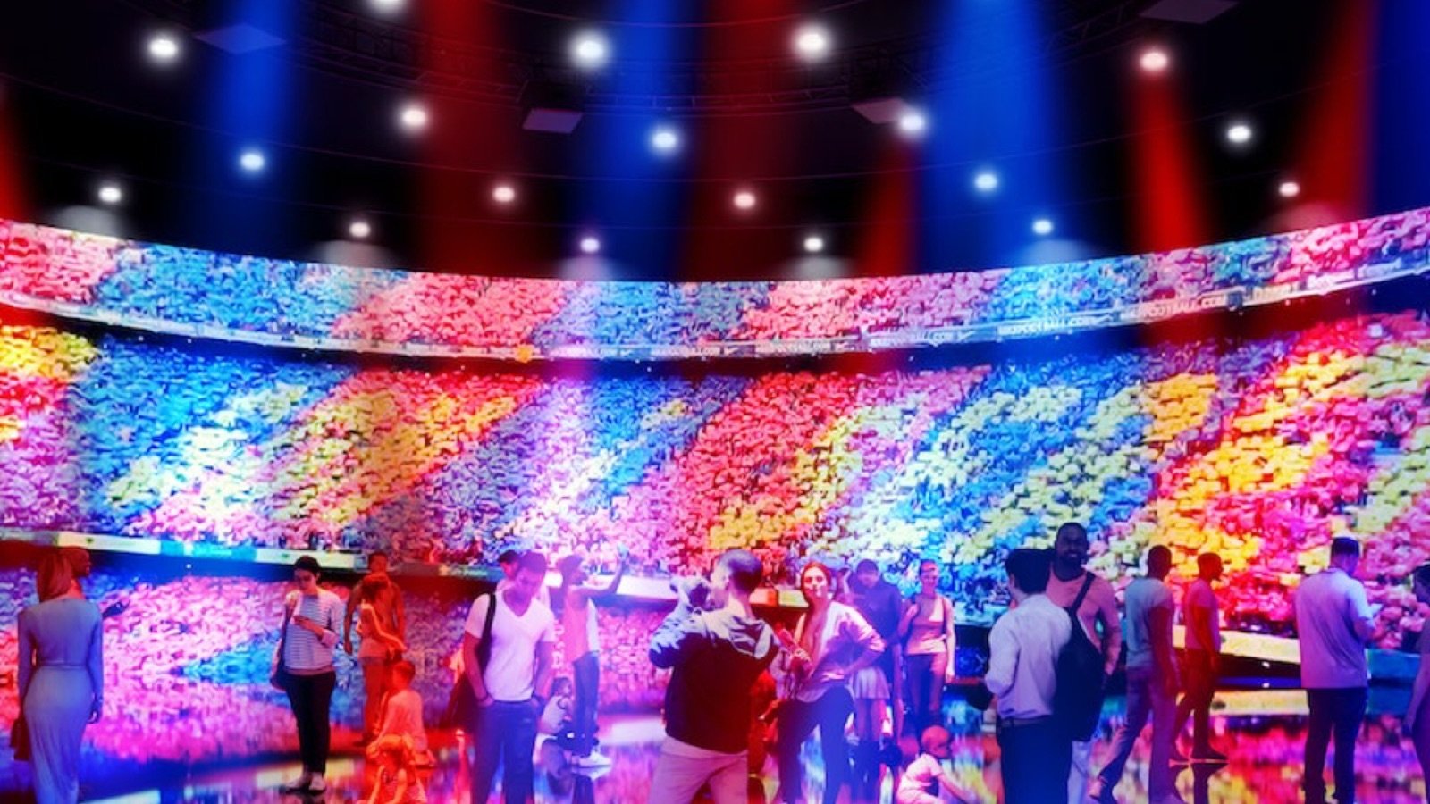 FC Barcelona Museum exhibition displays