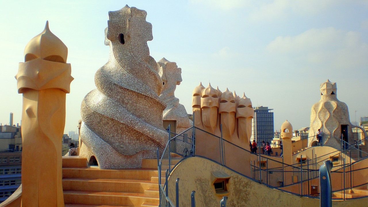 Restored Tenants Apartment interior at Casa Mila La Pedrera