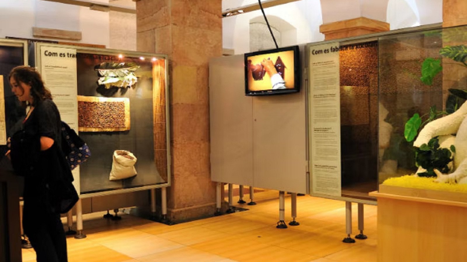 Visitors inside the Chocolate Museum