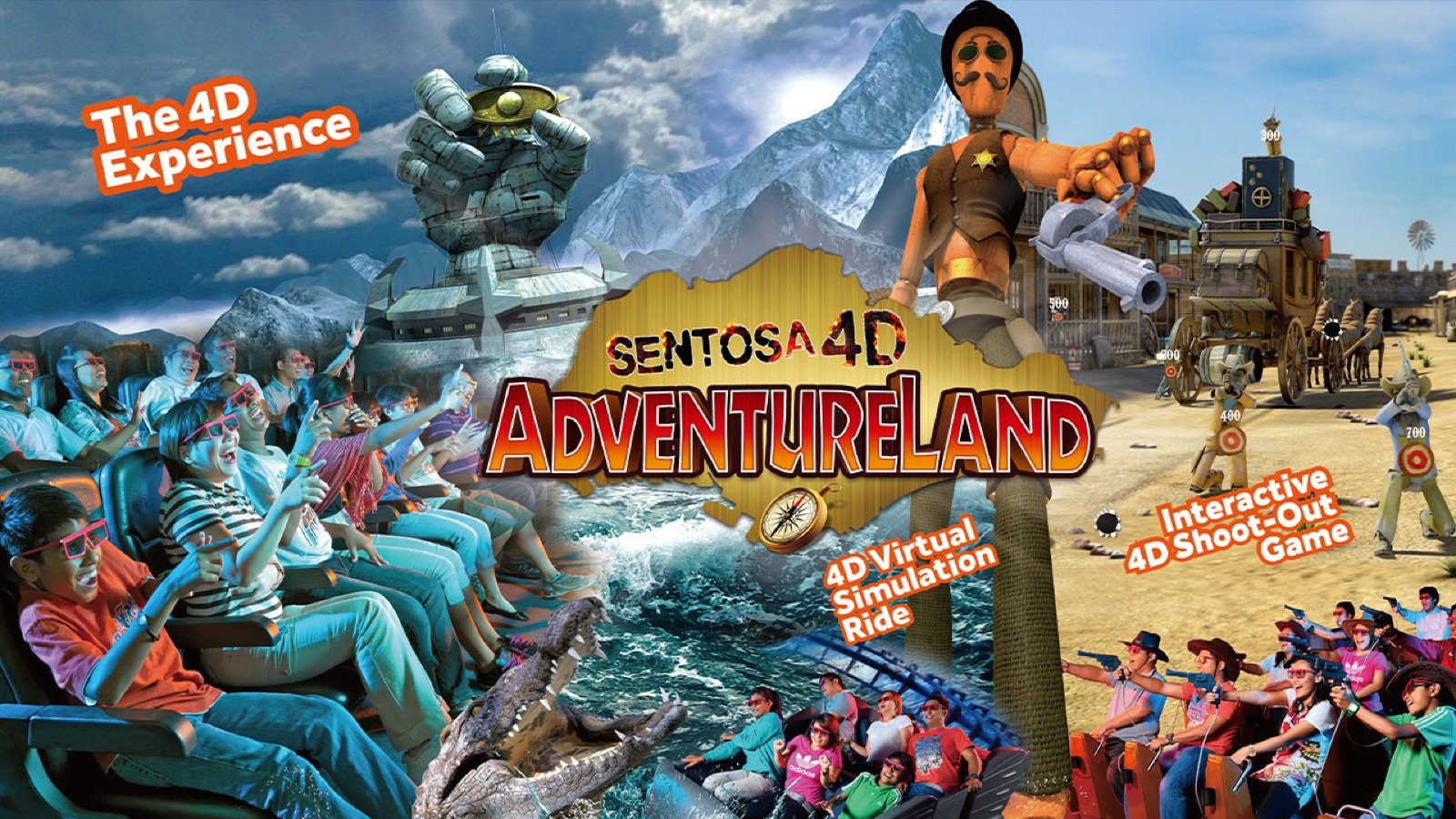Sentosa 4D AdventureLand Singapore attraction entrance