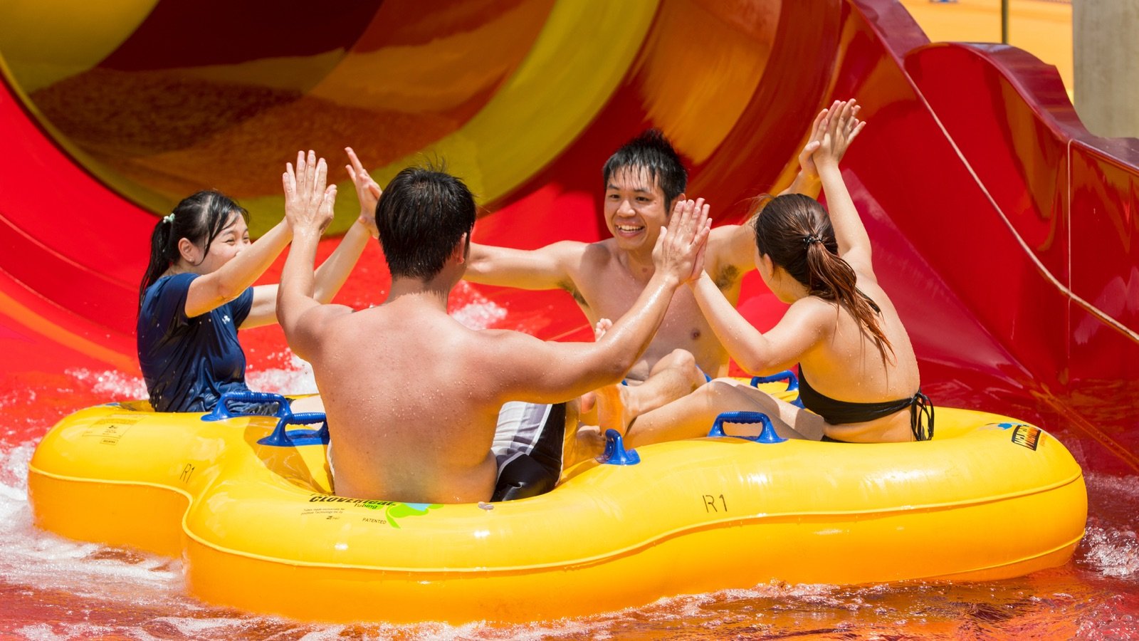 Kraken Racers water slide at Wild Wild Wet Downtown East