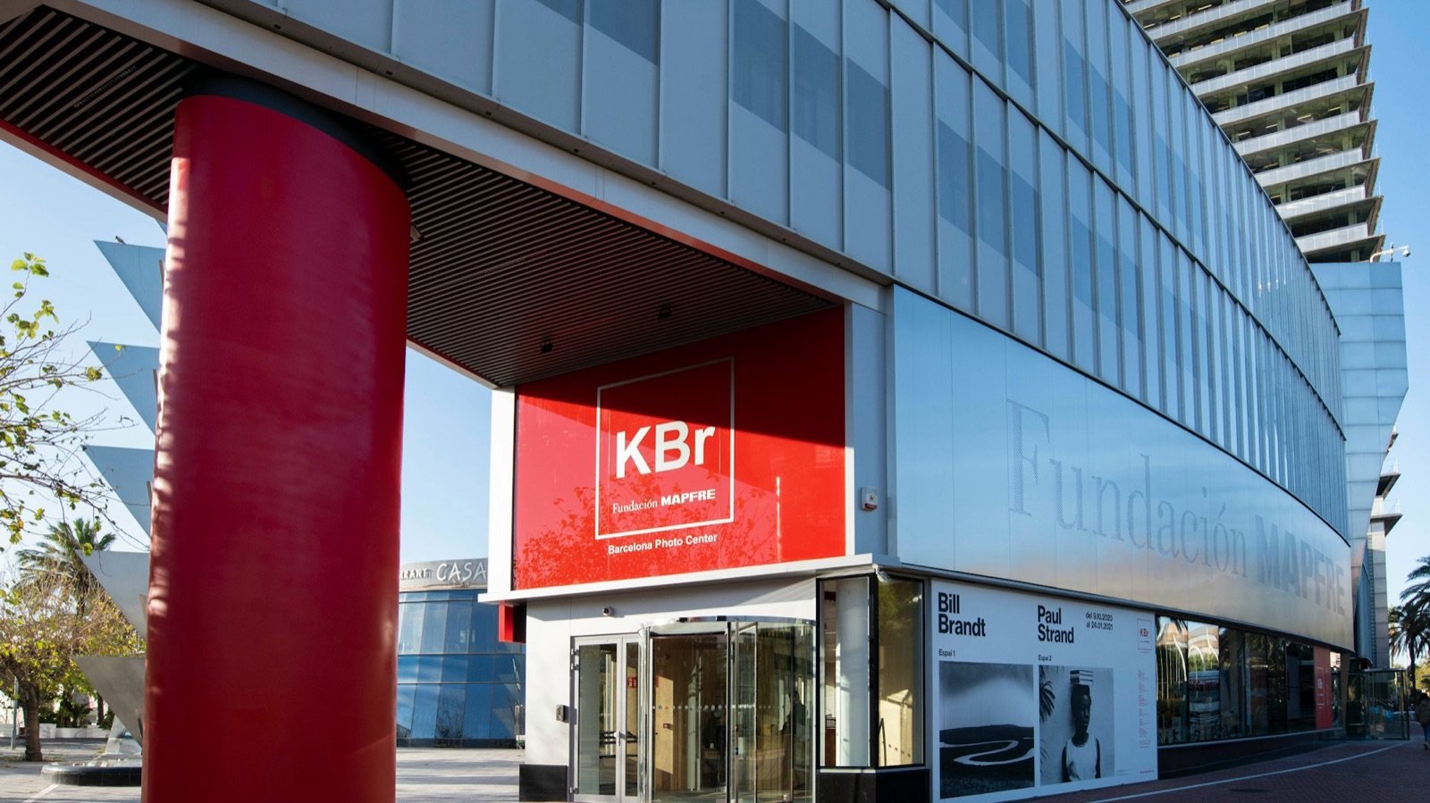 Artistic photography displays inside KBR Fundacion MAPFRE