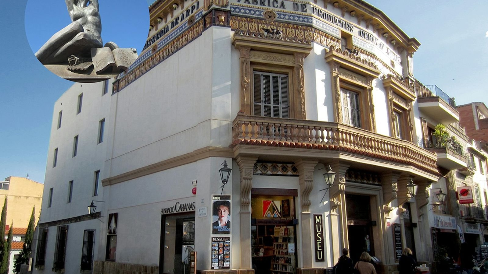 Cal Gerrer House Museum opposite the Monastery of Sant Cugat