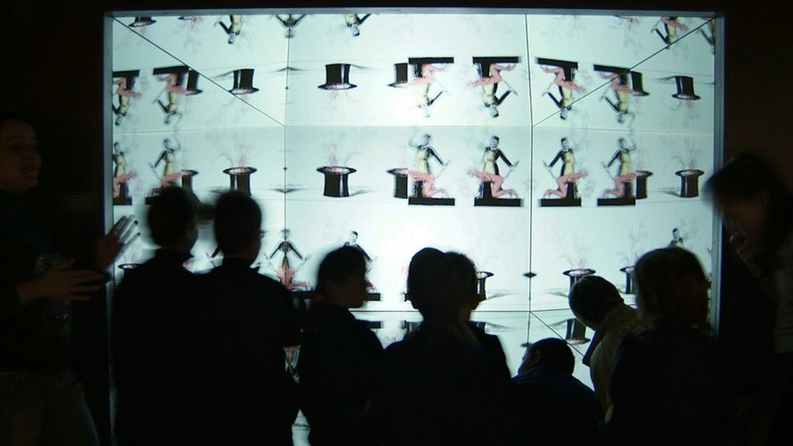 Permanent exhibition gallery at Museu del Cinema