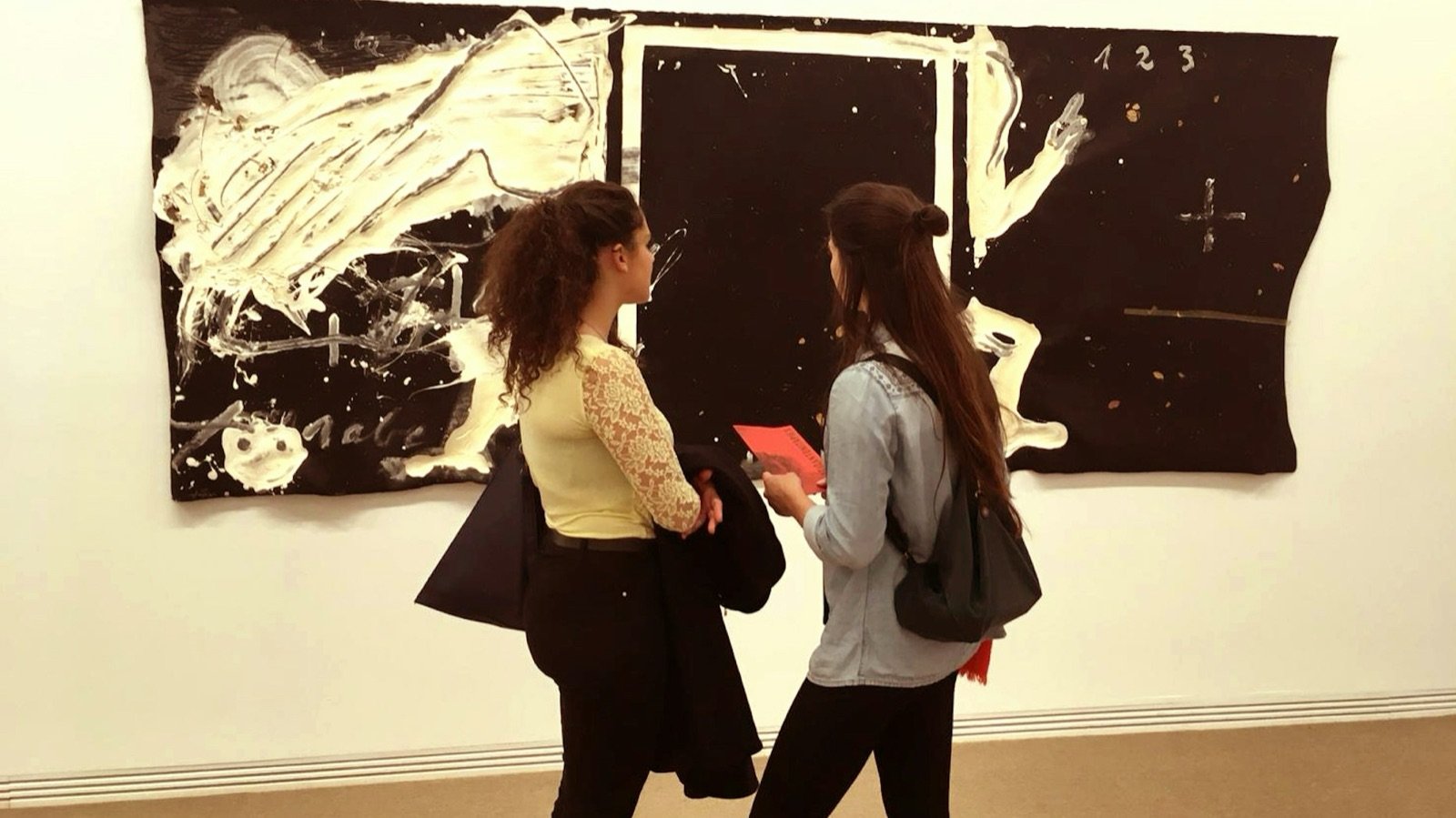 Contemporary art exhibition gallery at Tapies Museum