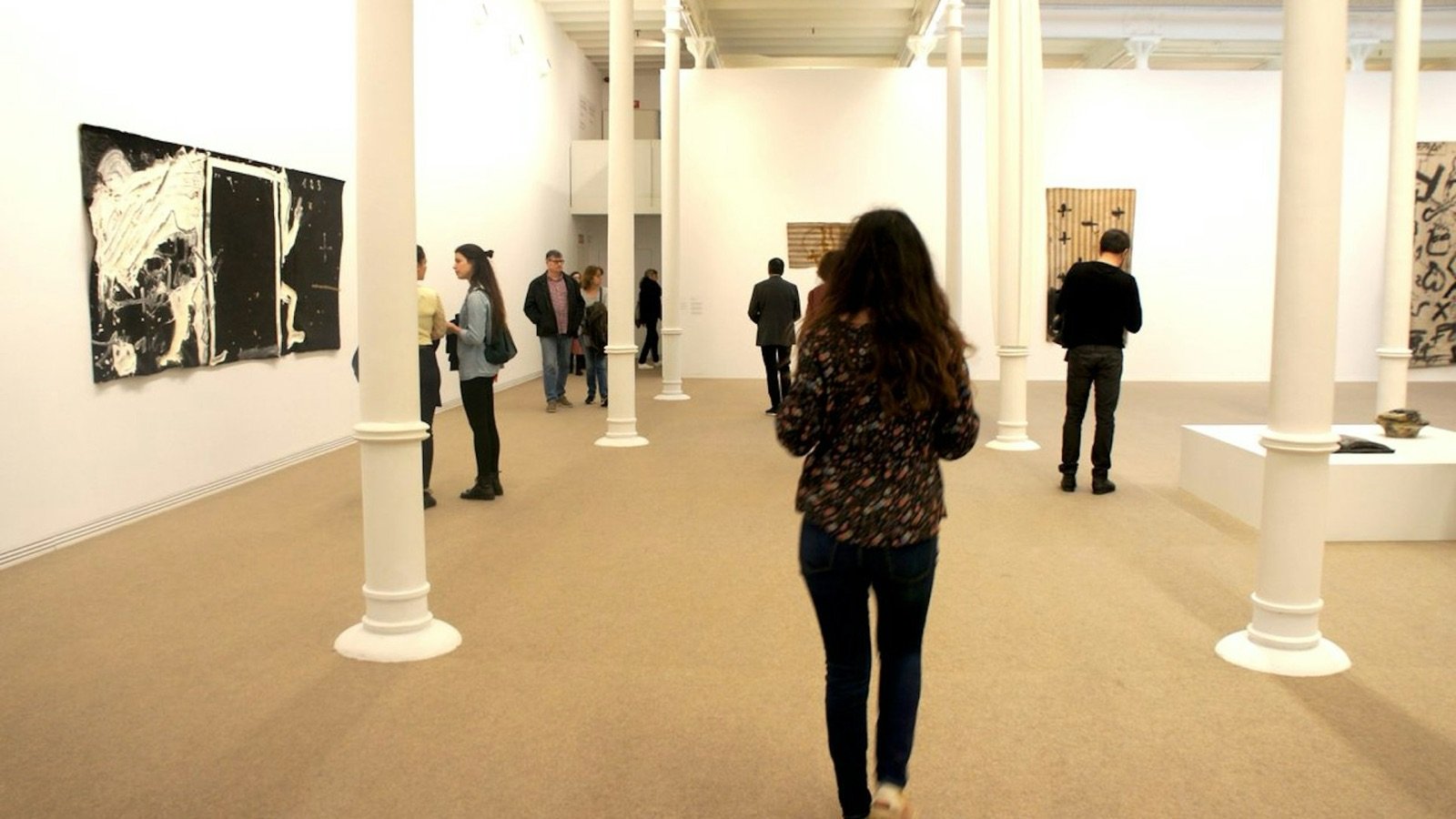 Lifts and accessible gallery spaces inside Tapies Museum