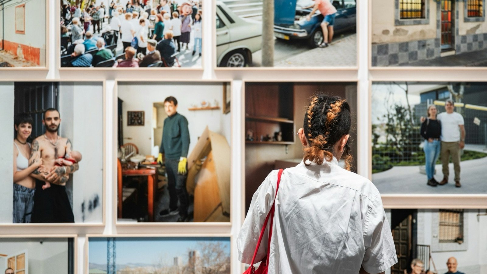MACBA gallery with modern artworks