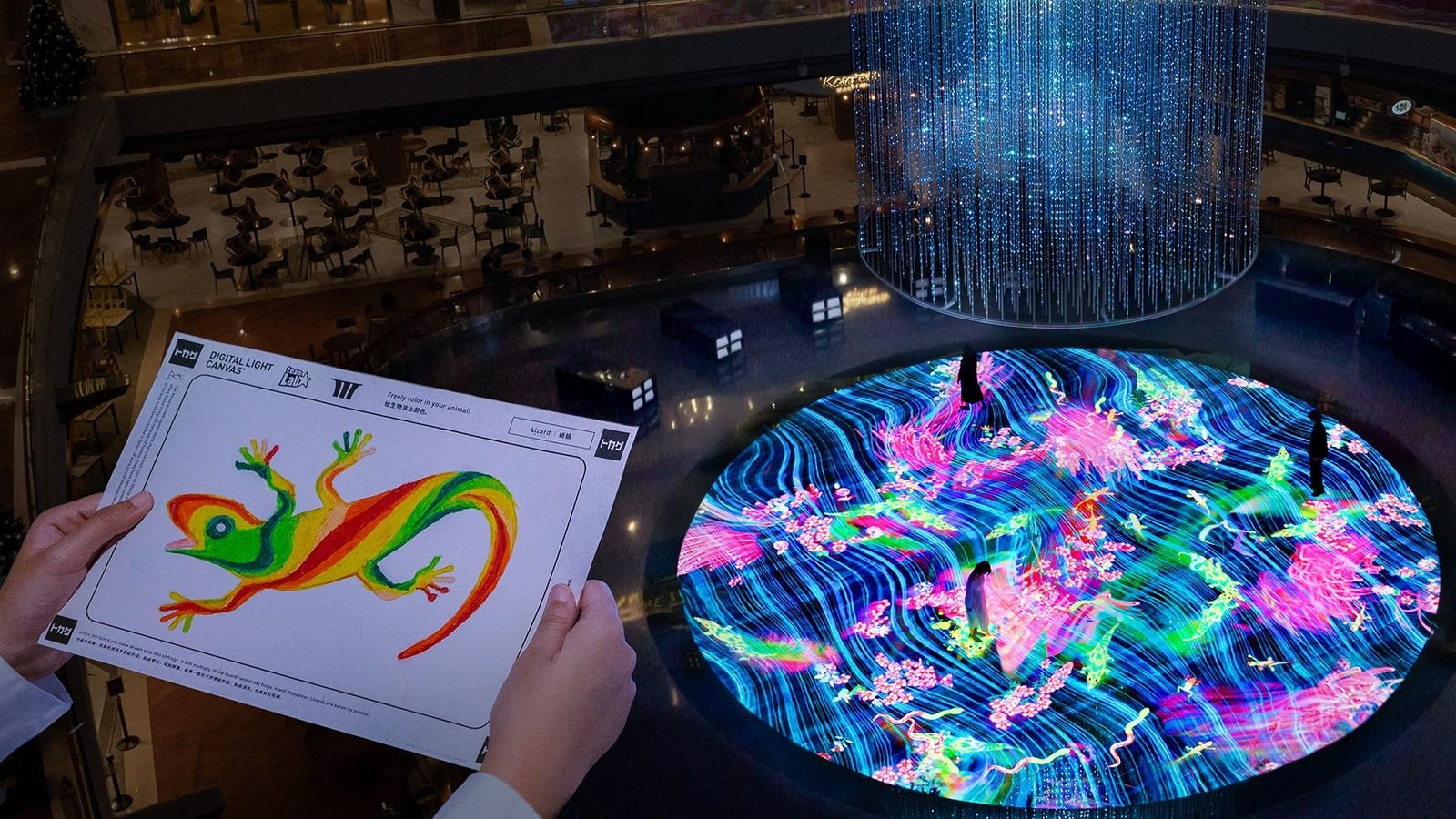 Digital Light Canvas at Marina Bay Sands