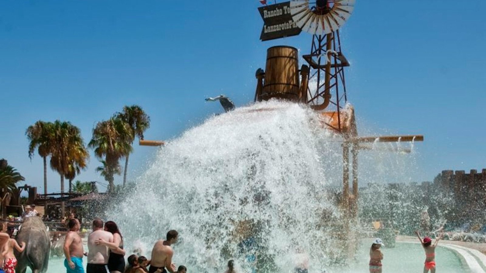 Interactive Environmental Cave display at Rancho Texas Lanzarote Park