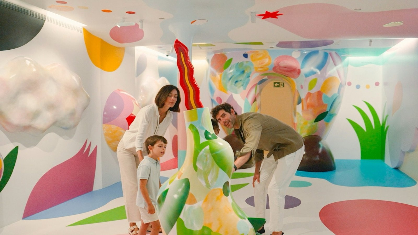 Interactive Catalan culture room at White Rabbit
