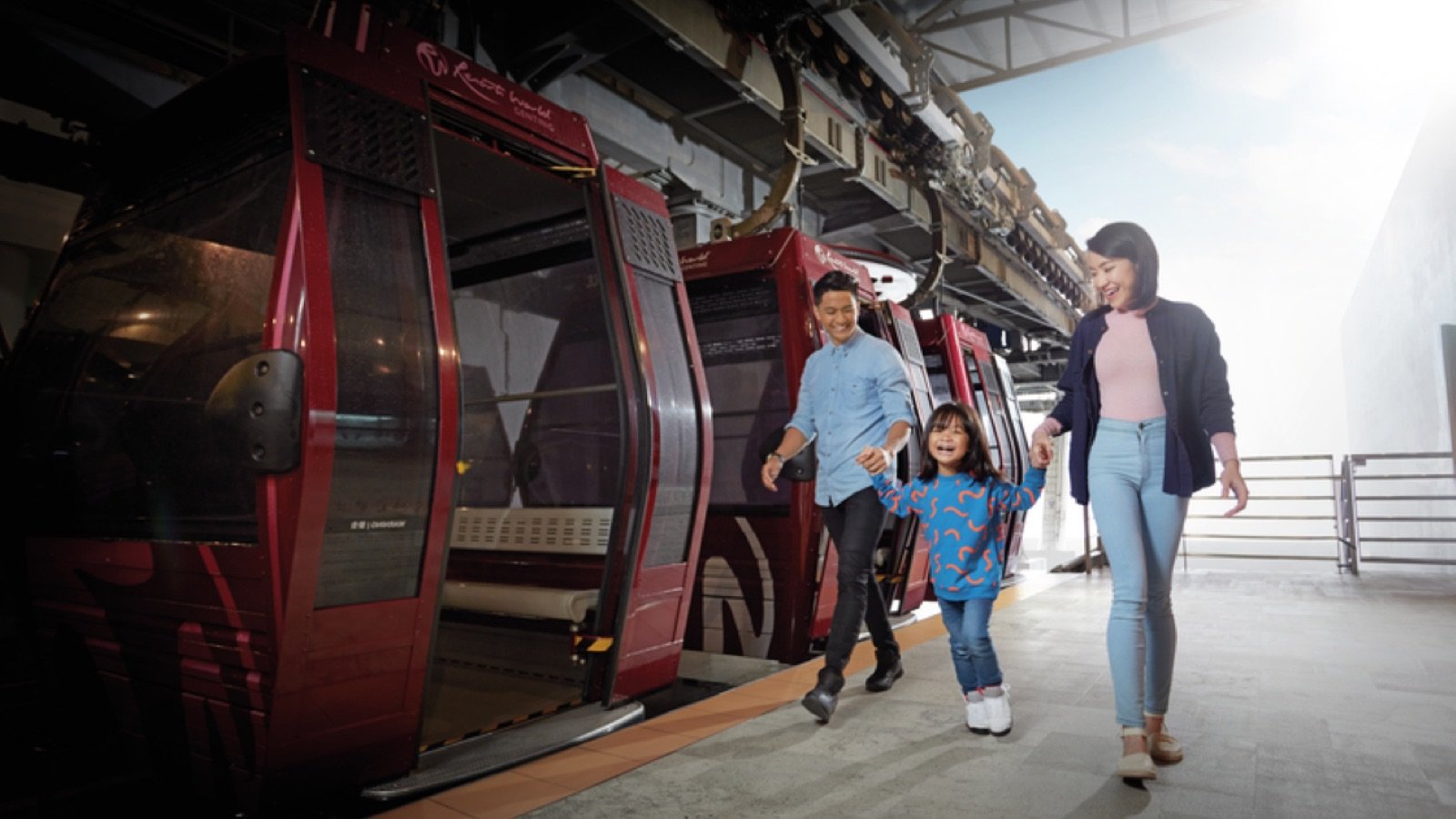 Cable car route between Awana and SkyAvenue