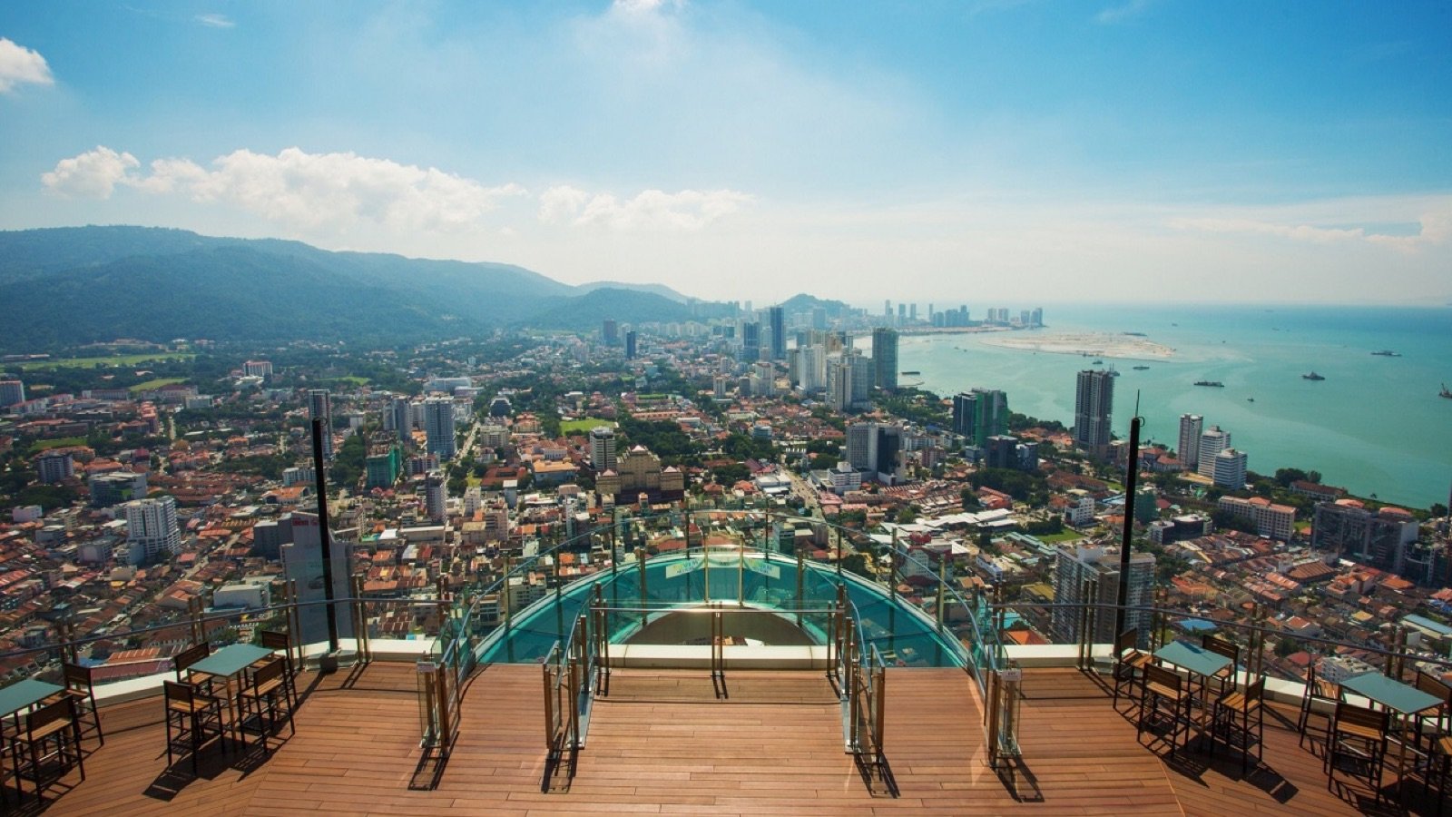 Observatory Deck panoramic view of George Town from level 65