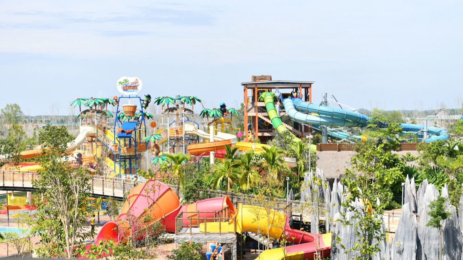 SplashMania Waterpark entrance in Gamuda Cove
